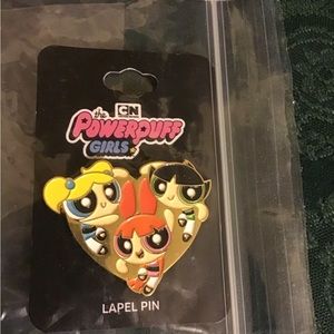 THE POWERPUFF GIRLS CARTOON NETWORK NWT LAPEL PIN COLLECTIBLE